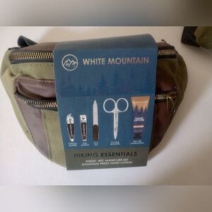 White Mountain Manicure Essentials (2) Sets In Belt Bags